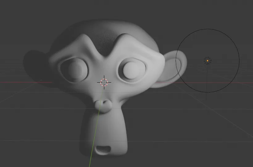 A 3D model in blender with soft lighting applied to it